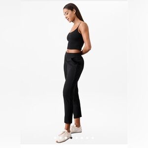 Athleta Black Brooklyn Mid Rise Ankle Pant size 10